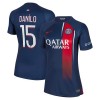 Camiseta de fútbol Paris Saint-Germain 2023-24 Danilo 15 Primera Equipación - Mujer